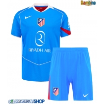 Maglie da calcio Atletico Madrid Johnny Cardoso #5 Terza Maglia Bambino 2025-26 Manica Corta (+ Pantaloni corti)